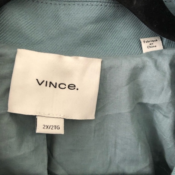 Vince Jade Light Zip Front Flight Plus Jacket 2X - Picture 8 of 13